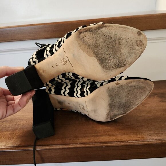 Loeffler Randall women's black sandals in size 10 - Picture 10 of 11